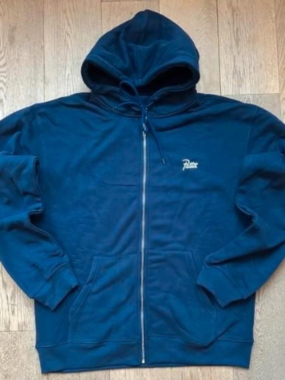 Patta Navy Blue Full Zip Hoodie